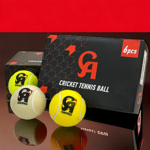 CA Swing Tape Tennis Cricket Balls - (Pack of 6)