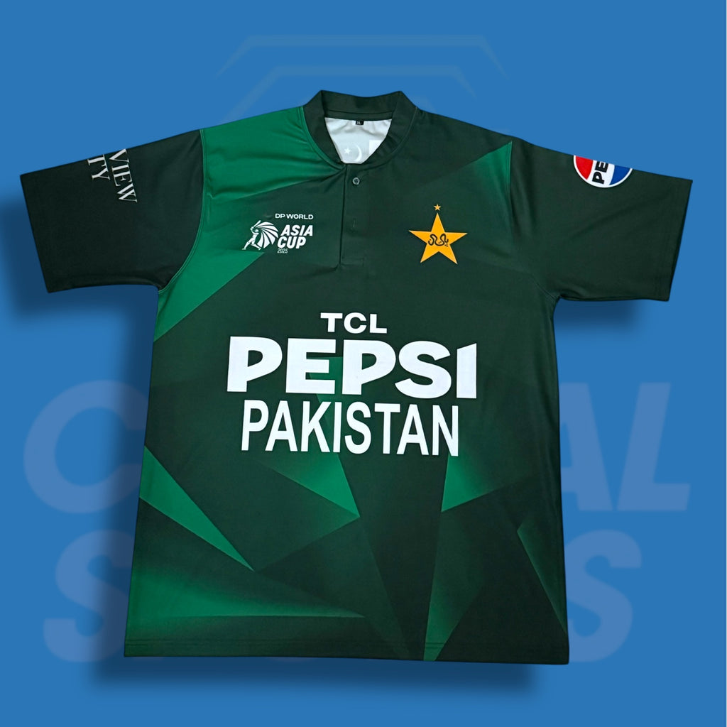 Pakistan 2025 Asia Cup Cricket Jersey