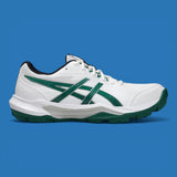 Asics Gel Peake 3 Cricket Grippers - White/Jasper Green 6