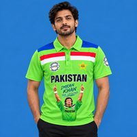 Pakistan 1992 Cricket World Cup Shirt - Imran Khan Edition 1