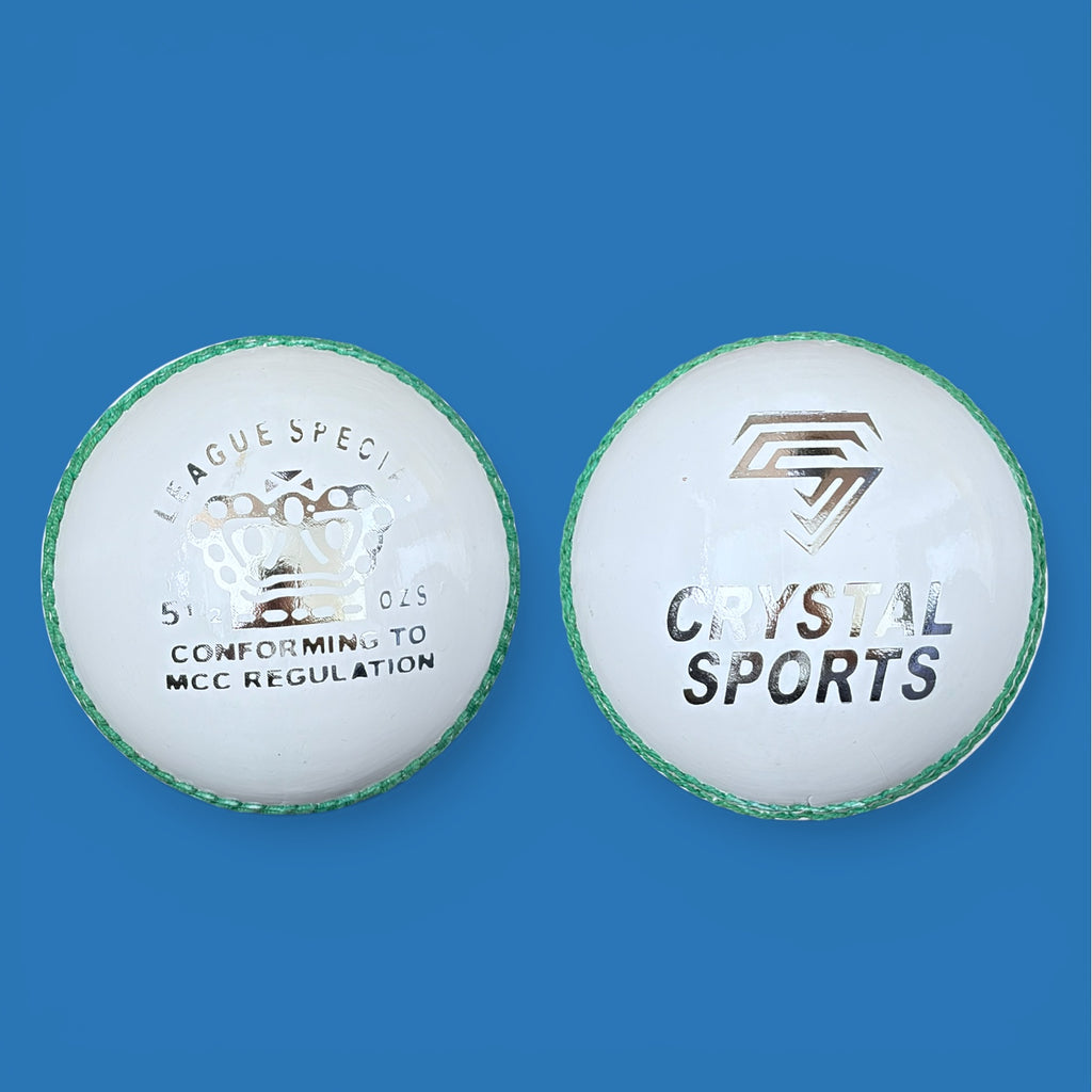 League Special White Leather Ball