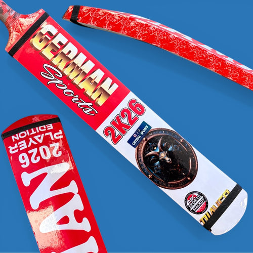 German Coconut Willow Tapeball Cricket Bat