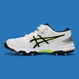 Asics Speed Menace Cricket Spikes - White / Black 2