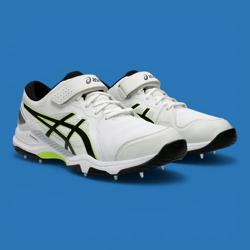 Asics Speed Menace Cricket Spikes - White / Black