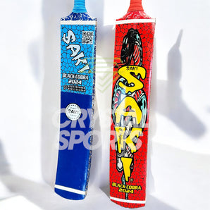 Saki 'Black Cobra' 2024 Tapeball Cricket Bat