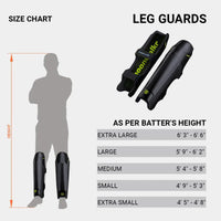 Moonwalkr Cricket Batting Pads 2.0 - Black 7