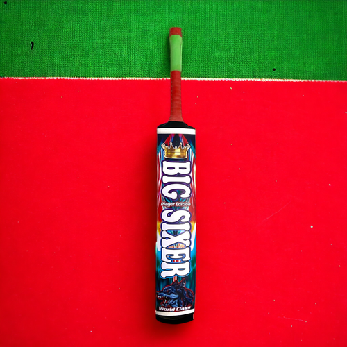 Big Sixer World Class Coconut Willow Tape Ball Bat