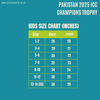 Personalised Pakistan Cricket 2025 Champions Trophy Shirt/Jersey