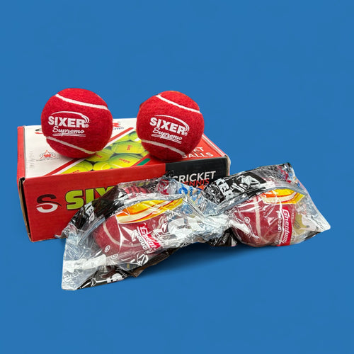 Sixer Hard Tennis Cricket Ball
