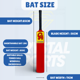 CA NJ - 5000 Fibreglass Cricket Bat 4