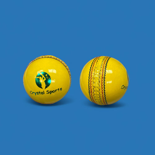 Senior Indoor Semi Hard Yellow Cricket Ball