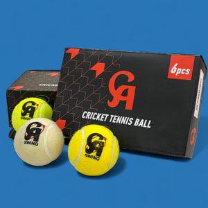 CA Swing Tape Tennis Cricket Balls - (Pack of 6)