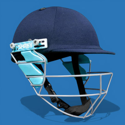 Shrey Star Junior 2.0 Steel Cricket Batting Helmet - Navy
