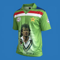 Pakistan 1992 Cricket World Cup Shirt - Imran Khan Edition 2