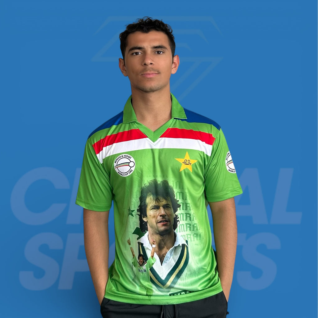 Pakistan 1992 Cricket World Cup Shirt - Imran Khan Edition