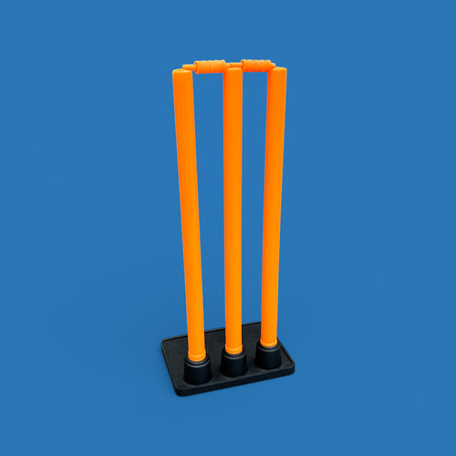Rubber Base Plastic Cricket Stumps | Wickets