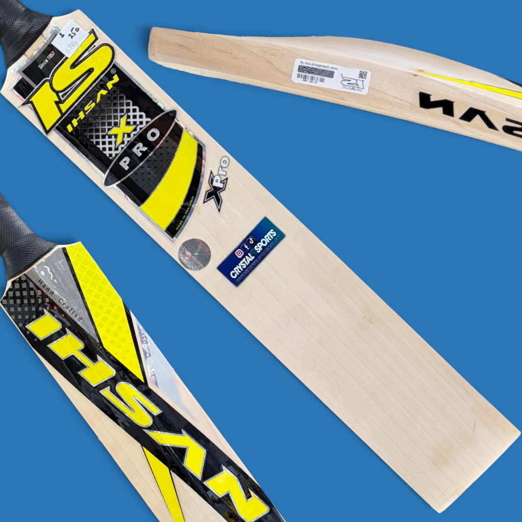 Ihsan X-Pro English Willow cricket bat, limited edition blade with a matched handle for exceptional balance
